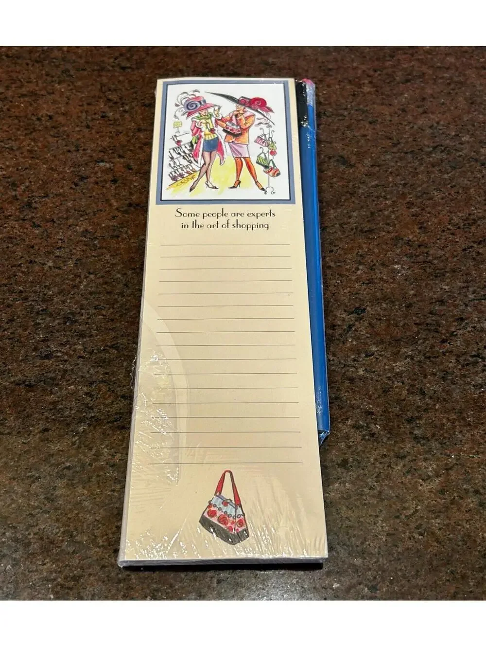 Magnetic Shopping List Notepad - New